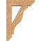 Ekena Millwork Funston Slat Smooth Bracket w/ Offset Brace, Western Red Cedar, 7 1/2"W x 28"D x 40"H BKT0806X28X40FST06SWR - alternate 4